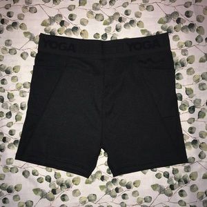 Yoga Waistband Biker Shorts